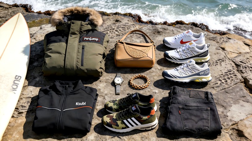 CNFans haul flatlay 2026